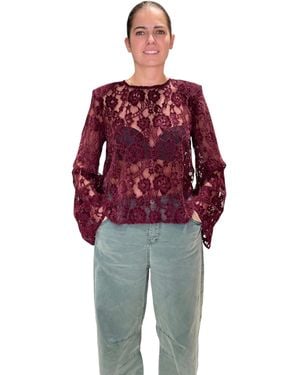 Please T-Shirt Lace - Red