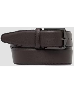 Max Mara Ceinture En Cuir Noir Pour Femmes - Multicolore