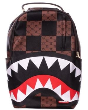Sprayground Backpack 910B6263 Nsz Added Checks Paris Backpack Fantasy - Red