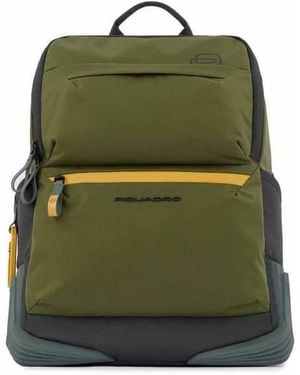 Piquadro Backpack Corner 2.0 Backpack - Green