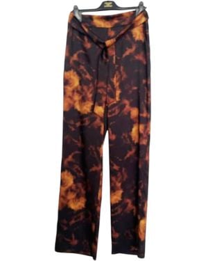 Trash and Luxury Palace Pants Fantasy Tie Dye - Red