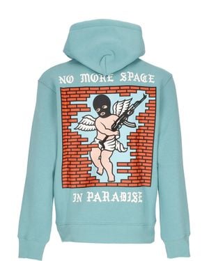 Doomsday Sudadera Con Capucha Para Hombre No More Space Hoodie - Azul