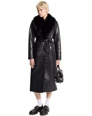 Michael Kors Frauen Mantel - Schwarz