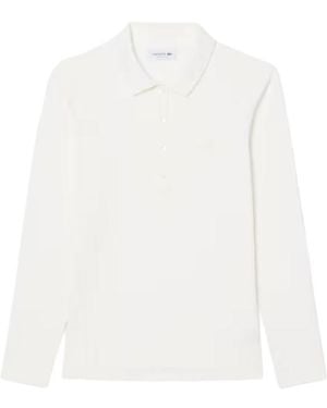 Lacoste T-Shirts And Polos Cream - White