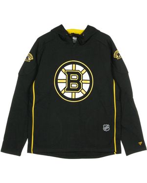 Fanatics Leichter Kapuzenpullover Fur Herren, Nhl-Franchise-Hoodie Zum Uberziehen, Bosbru Original-Teamfarben - Schwarz