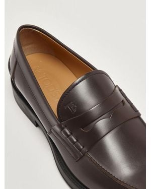 Tod's T Timeless Mocassini Uomo - Brown