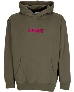 Element Cornell Cipher Hoodie Lightweight Hooded Sweatshirt - Green