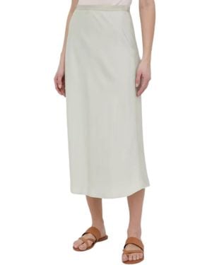 Calvin Klein Recycled Cdc Bias Cut Midi Skirt Skirt - Multicolor