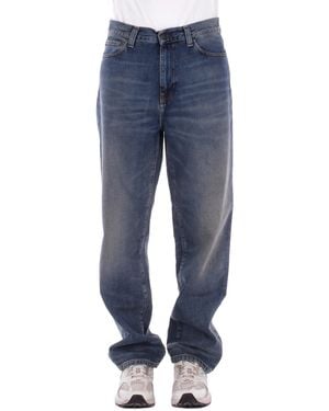 Carhartt Jeans I036728 014Q Aaron Pant Camano - Blue