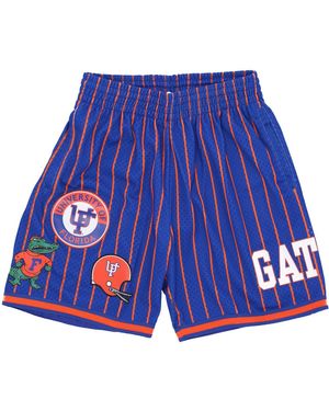 Mitchell & Ness Basketball Shorts Ncaa Hometown Mesh Short Flogat - Blue