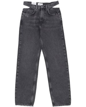 AMISH Jeans Mujer W Lorena Denim Grafito - Gris