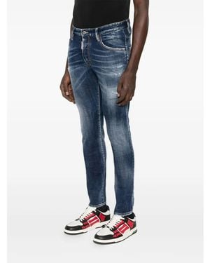 DSquared² Jeans Mince Patineur - Bleu