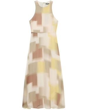 AX-ARMANI Dress Xw00001963 Longuette Lap Sleeve - White