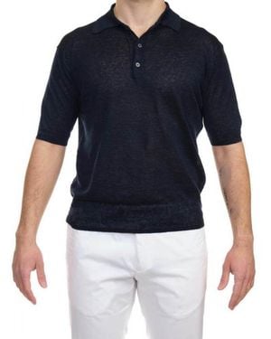 Hōsio Polo Lino Rasato 21106M11/01 - Azul