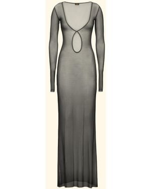 EFFEK Vestido Largo Negro Mujer - Neutro