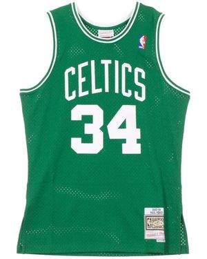 Mitchell &amp; Ness Basketbaltanktop Voor Nba Swingman Jersey Hardwood Classics No 34 Paul Pierce 2007-08 Boscel Road Originele Teamkleuren - Groen