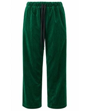 Phisique Du Role Pants With Elastic Waist - Green