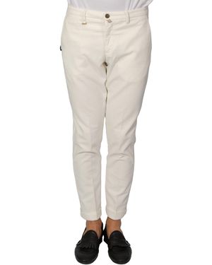 Barbati T.A. Velure Corto Con Risvolto Lulu 322 150 Bian - Naturel