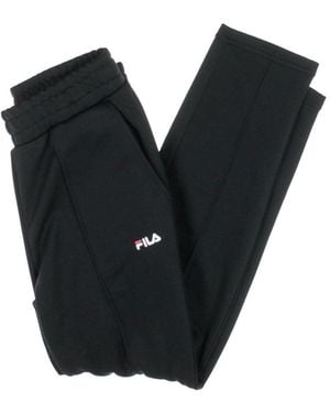 Fila Brigid Cigarrillo Pantalones De Chandal De Mujer - Negro
