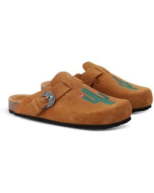 Taji Sandali Sabot Uomo - Brown