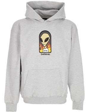 Thrasher Sudadera Con Capucha Believe Hoodie X Aws Gris Hombre