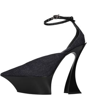 Mugler With Heel - Black