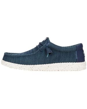 HEYDUDE Shoes Wally Stretch Sox - Blue
