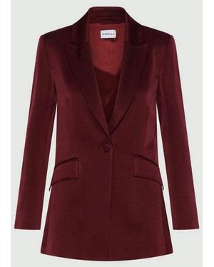 Marella Blazer Mujer Burgundy - Rojo