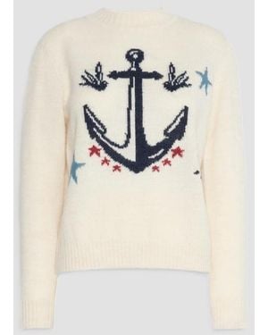 Max Mara Mesh Wool Ice Cream - Natural