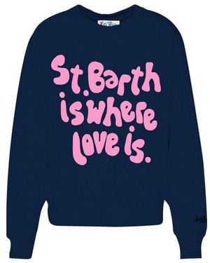 Mc2 Saint Barth Frauen Pullover - Blau