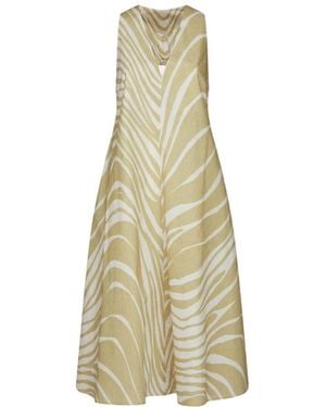 SKILLS &amp; GENES Vestido Largo/Verde W274A19 - Neutro