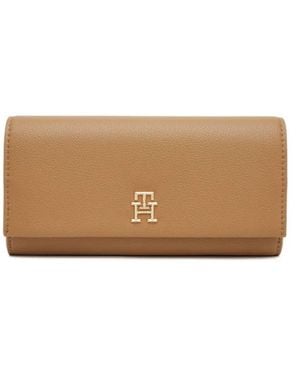 Tommy Hilfiger Portugue Th Legacy Flap Lrg Wallet - Natural