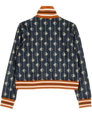 Fila Chaqueta De Chandal De Mujer Hamo Chaqueta Con Estampado Integral Negro Iris/Canela En Rama