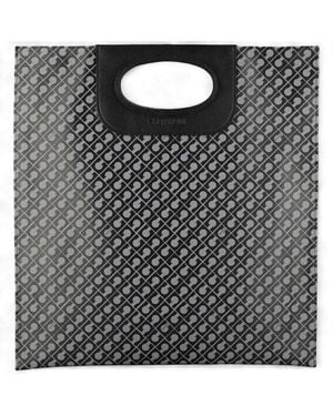 Gherardini Handtasche Piattina Granite Frauen Stoff Weich - Schwarz