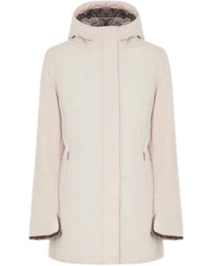 Suns Jacket Marmolada Fur Sand - White