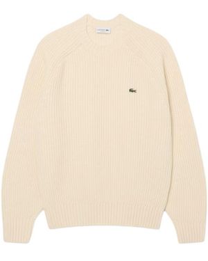 Lacoste Sweaters Cream - Natural