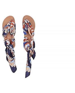STRINGART Sandals 2026 001 3 Unique Natural Loops - White