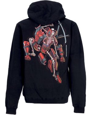 Primitive Skateboarding Deadpool Sudadera Con Capucha X Marvel X Nychos Sudadera Con Capucha Negra Para Hombre - Azul