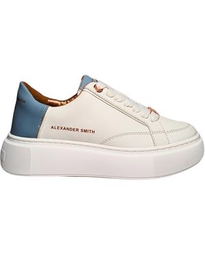 Alexander Smith Shoes Eco Greenwich- Azure - White