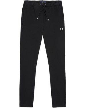 Fred Perry Cotton Pants - Black