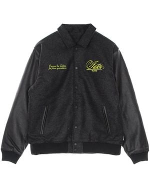 Iuter College Jacket Family Varsity Jacket - Black