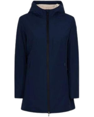 Suns Jacket Aurelia Long Velour - Blue