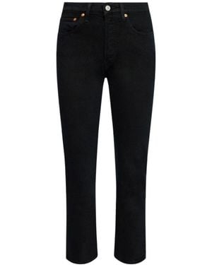 Levi's 501 Original Cropped Jeans - Black