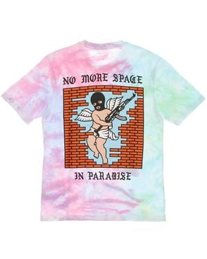 Doomsday Herren-T-Shirt No More Space Tee/Grun Tie Dye - Weiß