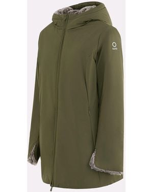 Suns Jacket Marmolada Fur Army - Green
