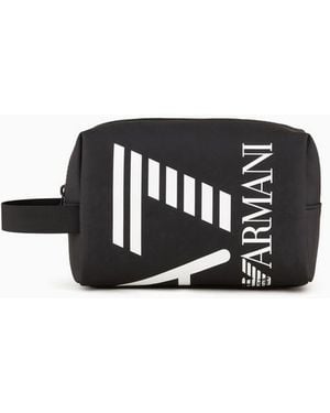 EA7 Kosmetiktasche Mit Schwarzem Logo