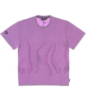 Octopus Dyed Tee Quartz T-Shirt - Purple