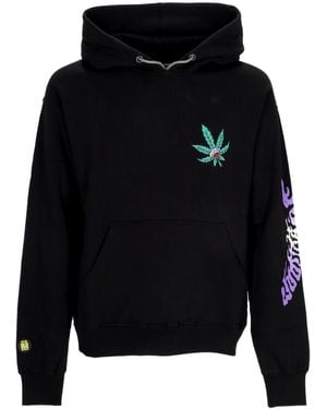 Mushroom Hoodie Skull Liquid Hoodie - Black