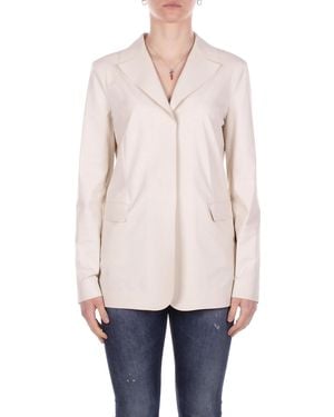 Max Mara Jacket 2616911037600 001 Mml Pole Cream - White
