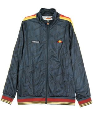 Ellesse Allover Track Top Tracksuit Jacket - Blue